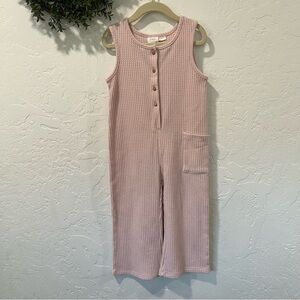 Zara girl waffle jumpsuit 3-4 years